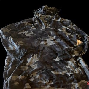 Mens Ralph Lauren Camouflage zipper hoodie XXL